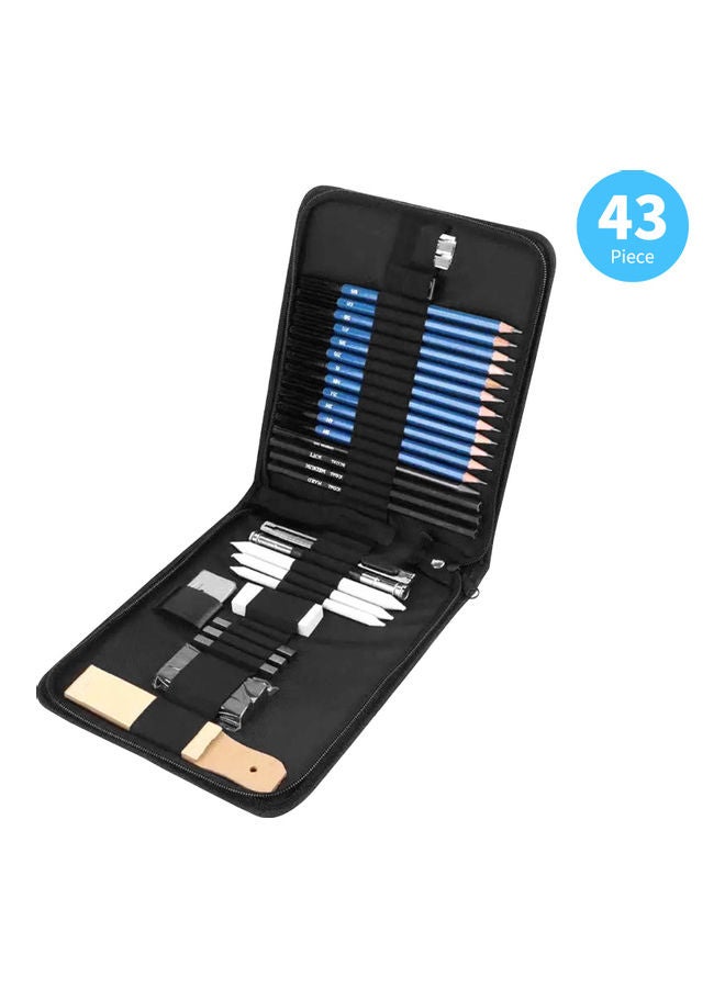 32-Piece Professional Drawing Pencils And Sketch Set Multicolour - Image 5