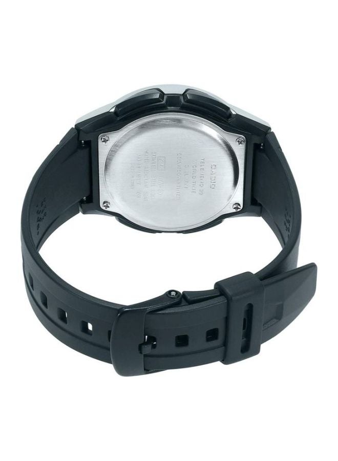 CASIO Men's Youth Series Analog-Digital Watch AW-80-1AVDF - 40 mm - Black - Image 2