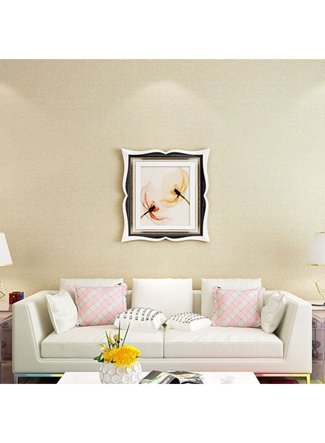 Non-Woven Living Room Wallpaper Beige 