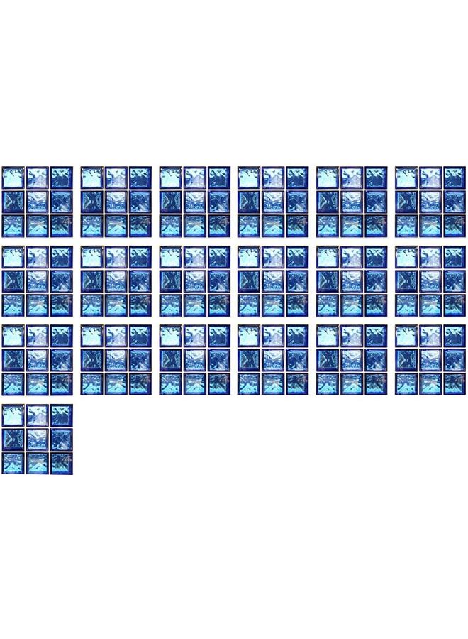 19-Sheet Waterproof Oilproof Mosaic Tile Stickers Blue  - Image 2