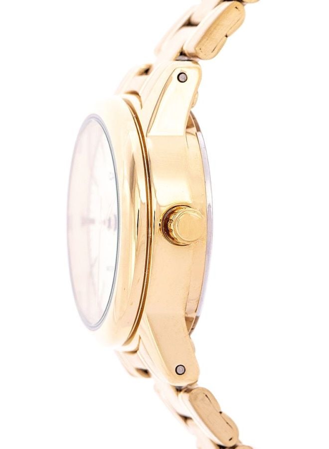 كاسيو ساعة يد بعقارب ومقاومة للماء طراز LTP-V002G-9A - قياس 38 مم - لون ذهبي للنساء - Image 4