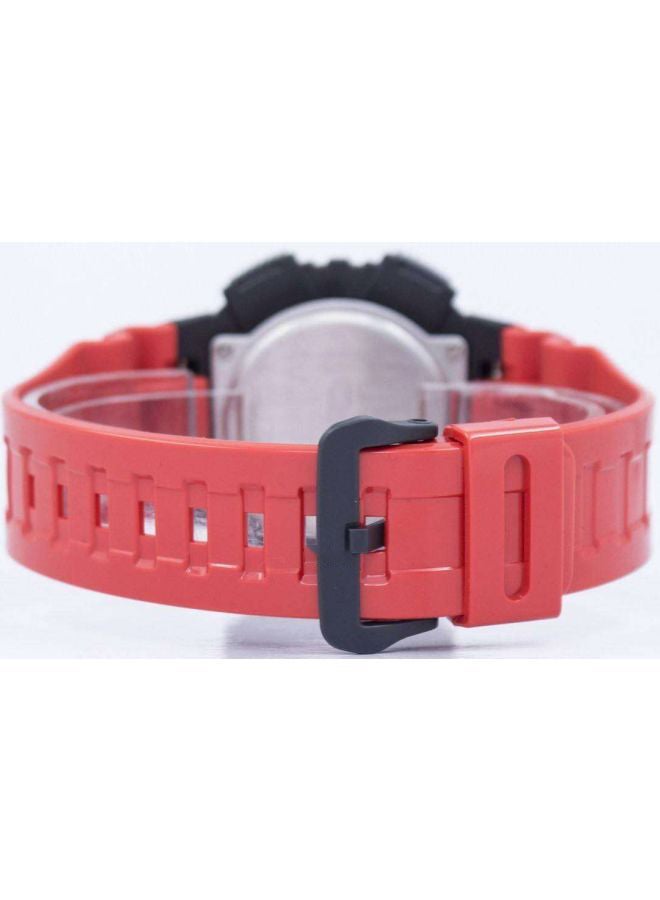 CASIO Men's Youth Water Resistant Analog & Digital Watch AQ-S810WC-4AVDF - 47 mm - Red - Image 5