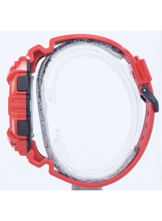 CASIO Men's Youth Water Resistant Analog & Digital Watch AQ-S810WC-4AVDF - 47 mm - Red - Image 4