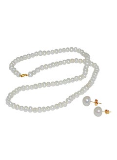 2-Piece 10K Pearl Jewellery Set