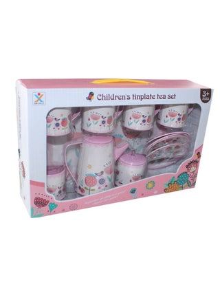 12-Piece Children's Tinplate Tea Set - v1619545487/N46999771A_1