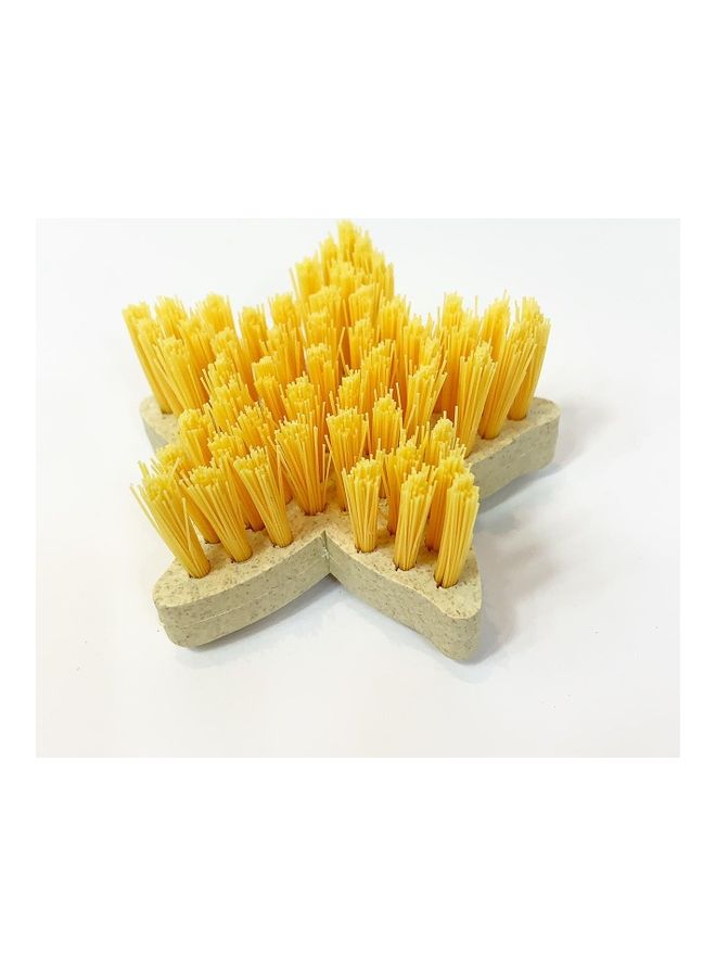 إليس كيتشنوير فرشاة تنظيف بتصميم نجمة بيج/أصفر - Image 2