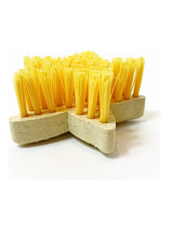 إليس كيتشنوير فرشاة تنظيف بتصميم نجمة بيج/أصفر - Image 3