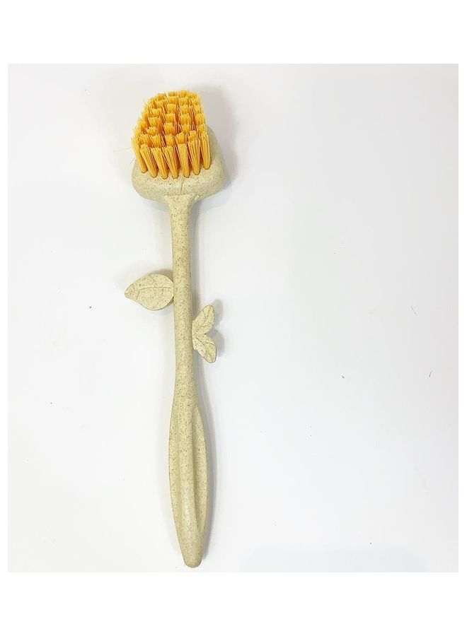 إليس كيتشنوير فرشاة تنظيف بلاستيكية بيج/أصفر - Image 1