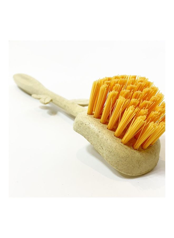 إليس كيتشنوير فرشاة تنظيف بلاستيكية بيج/أصفر - Image 3