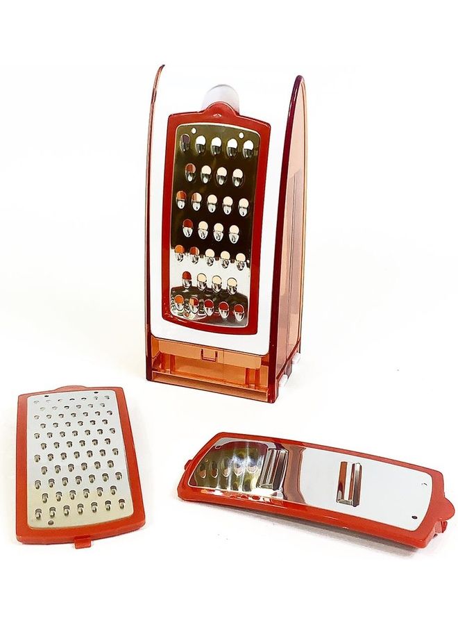 إليس كيتشنوير مبشرة بلاستيكية مع شفرة بديلة مكونة من 3 قطع بني/ فضي/ أبيض