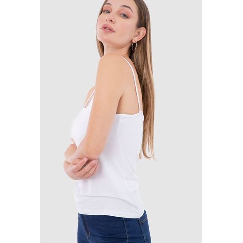 Mesery - Bundle Of Six Spaghetti Sleeves Plain Tank Tops Multicolour - Image 1