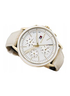 TOMMY HILFIGER Women's Water Resistant Leather Chronograph Watch 1781790  - Image 4