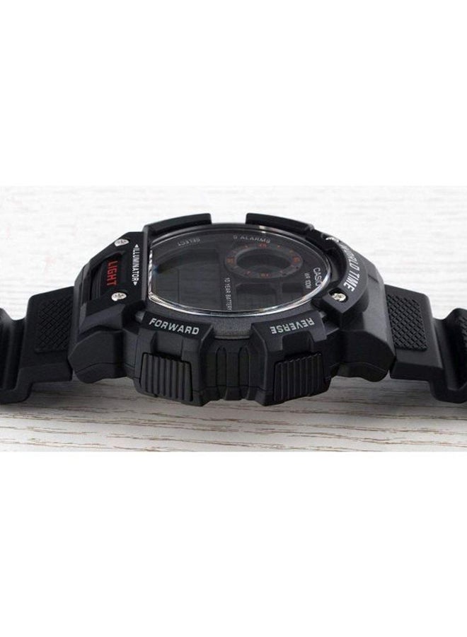 كاسيو ساعة يد رقمية مقاومة للماء طراز AE-1400WH-1AVDF - 51 مم - أسود للرجال  - Image 5