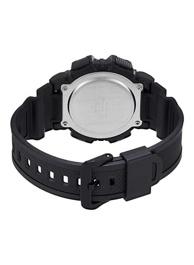كاسيو ساعة يد رقمية مقاومة للماء طراز AE-1400WH-1AVDF - 51 مم - أسود للرجال  - Image 2