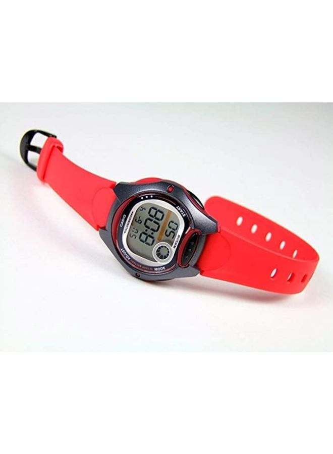 CASIO Women's Resin Digital Wrist Watch LW-200-4AVDF - 35 mm - Red - Image 5
