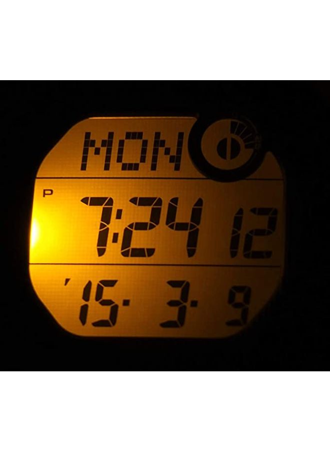 كاسيو ساعة يد رقمية مقاومة للماء طراز WS-2000H-1AVEF - مقاس 44 مم - لون أسود للرجال - Image 5