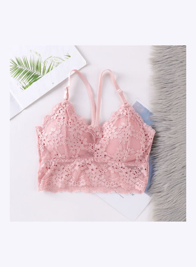 Generic - Women's Comfy Thin Bra Pink - Image 1