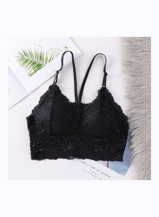 Generic - Women's Comfy Thin Bra Black - Image 1