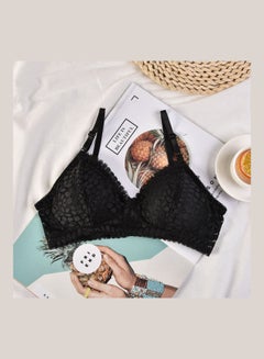 Women's Comfy Deep U Cup Bra Black