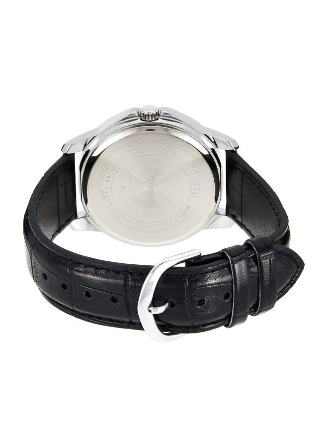 CASIO Women's Leather Analog Watch LTP-V004L-1A - 35 mm - Black - Image 2