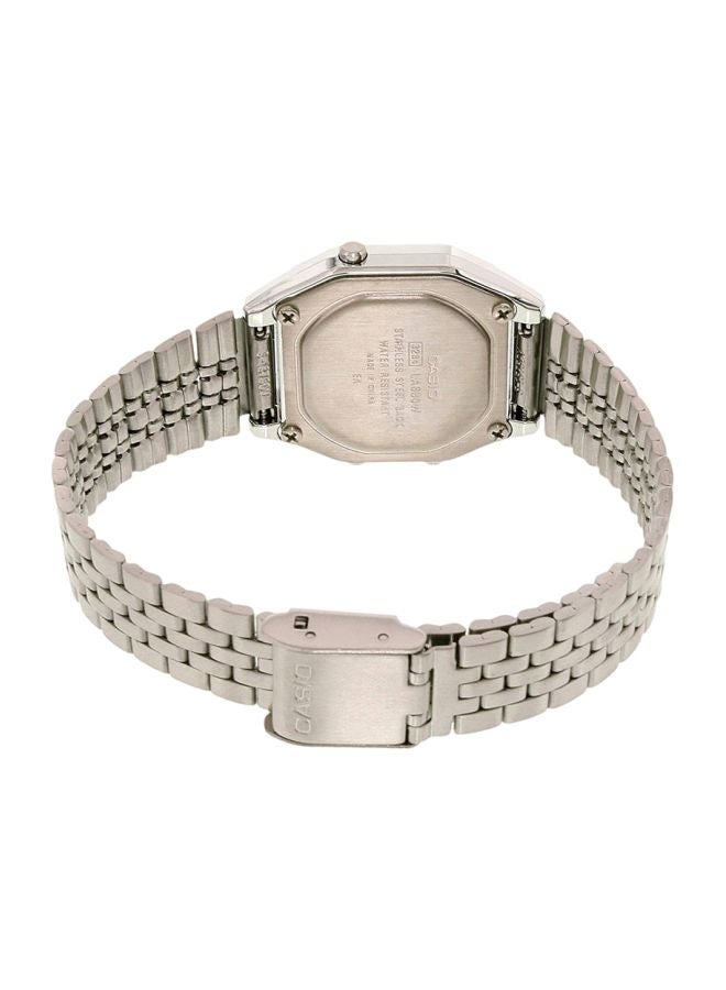 CASIO Men's Stainless Steel Digital Watch La680Wa-7Df - 29 mm - Silver - Image 2