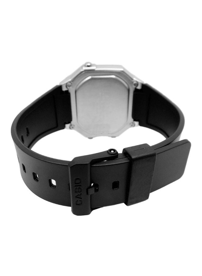 CASIO Water Resistant Resin Digital Watch 51-W-217HM-7BVDF - 43mm - Black  - Image 2