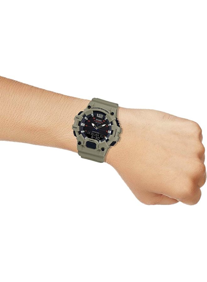CASIO - Men's Youth Water Resistant Analog & Digital Watch HDC-700-3A3VDF - 53 mm - Green - Image 1
