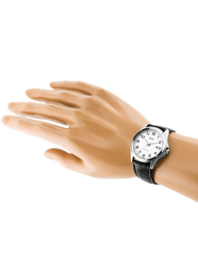CASIO Men's Leather Analog Wrist Watch MTP-1183E-7BDF  - Image 5