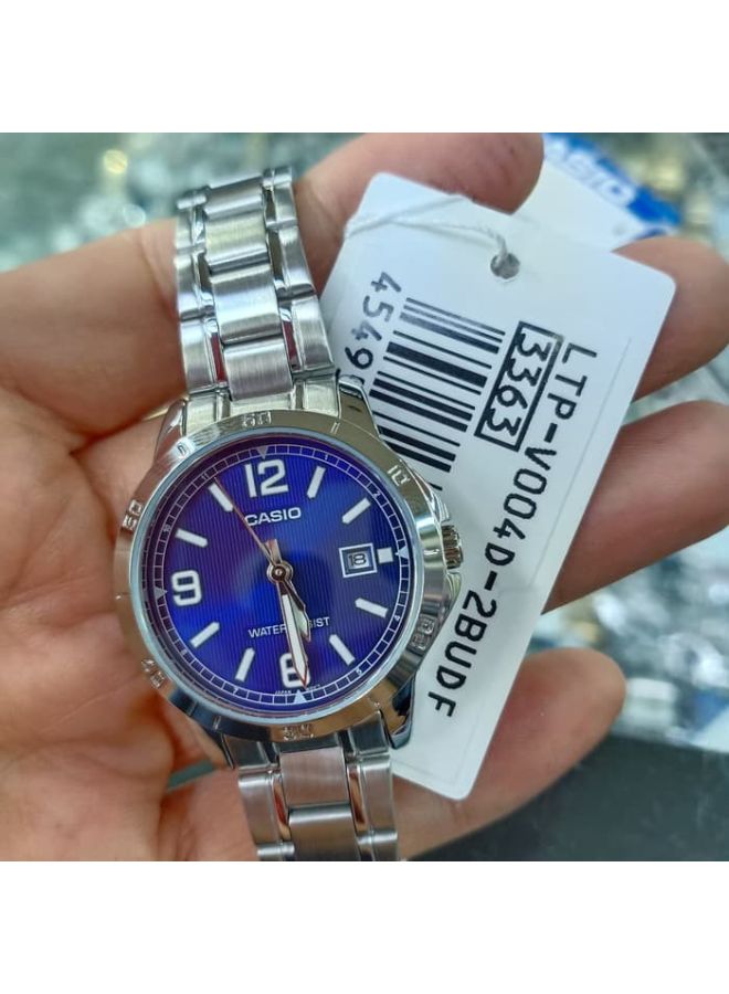 CASIO Women's Stainless Steel Analog Watch LTP-V004D-2BUDF - Image 5