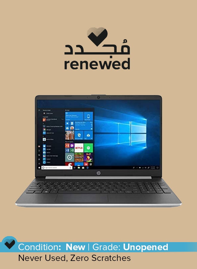 HP Renewed - 15-dy1751ms Laptop With 15.6-Inch Touchscreen Display, Intel Core i5 Processor/10th Gen/8GB RAM/512GB SSD/Intel UHD Graphics With English/Arabic Keyboard Natural silver - Image 1