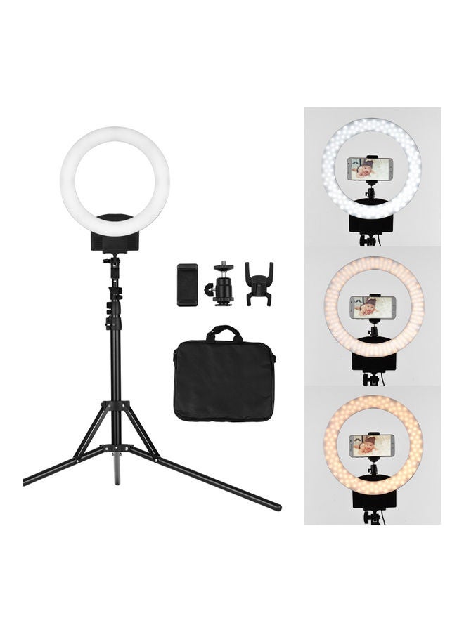 Professional LED Ring Light for Photography Black - Image 1
