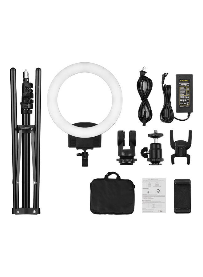 Professional LED Ring Light for Photography Black - Image 2