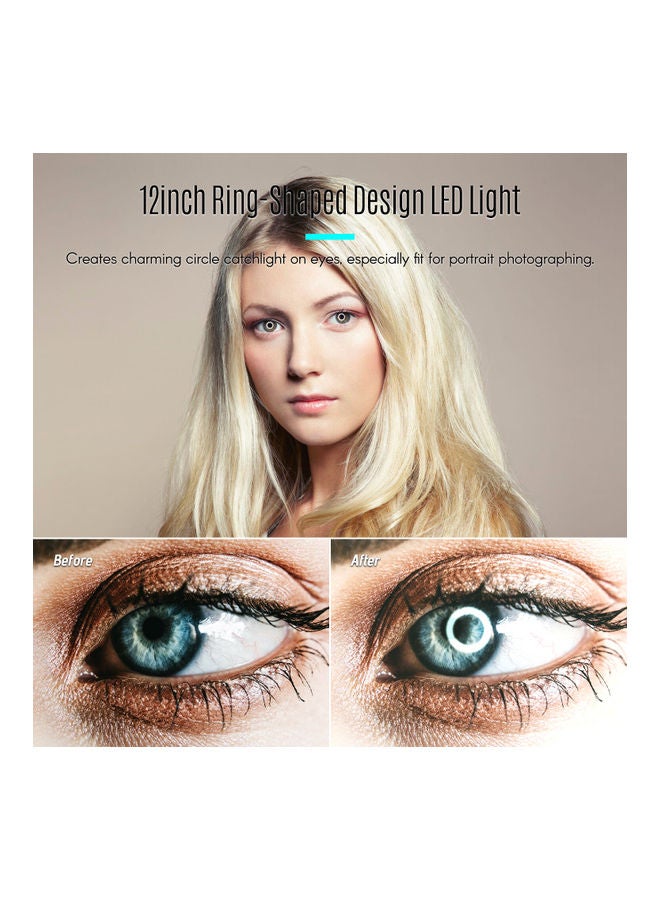 Generic - LED Photography Ring Light Set Multicolour - Image 1