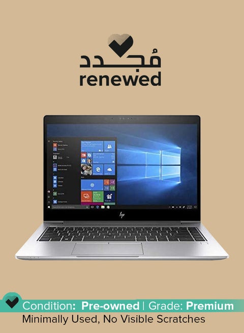 Renewed - Elitebook 840 G5 (2019) Laptop With 14-Inch Display,Intel Core i7 Processor/8th Gen/16GB RAM/512GB SSD/Intel UHD Graphics 620 Silver