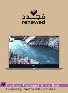 Renewed - XPS 13 9370 Laptop With 13.3-Inch Touchscreen Display, Intel Core i5 Processor/8th Gen/8GB RAM/128GB SSD/Intel UHD Graphics 620 With English/Arabic Keyboard Silver