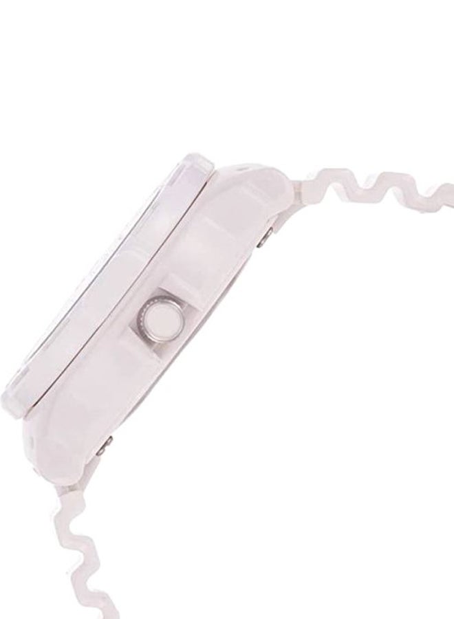 كاسيو ساعة يد شبابية بعقارب مقاومة للماء طراز LRW-200H-2E2VDR - مقاس 34 مم - لون أبيض للنساء - Image 4