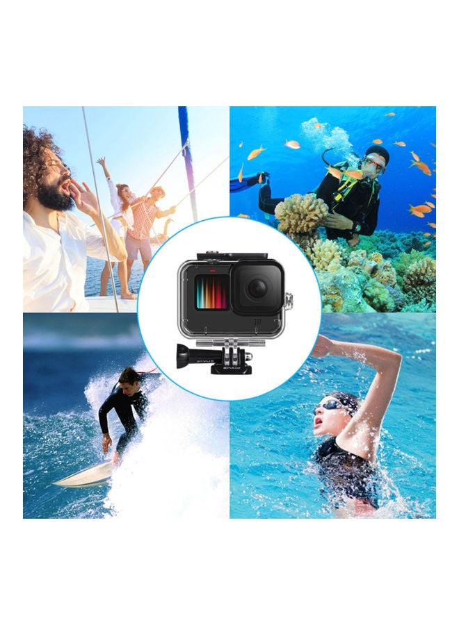 PULUZ Waterproof Diving Case For GoPro Hero 9 White  - Image 4