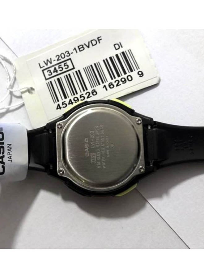 CASIO - Kids' Resin Digital Wrist Watch LW-203-1BVDF - Image 1