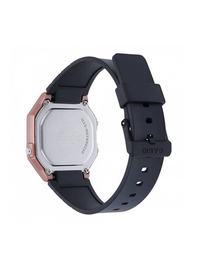 CASIO - Resin Digital Watch W-217HM-5AVDF - 41 mm - Black - Image 1