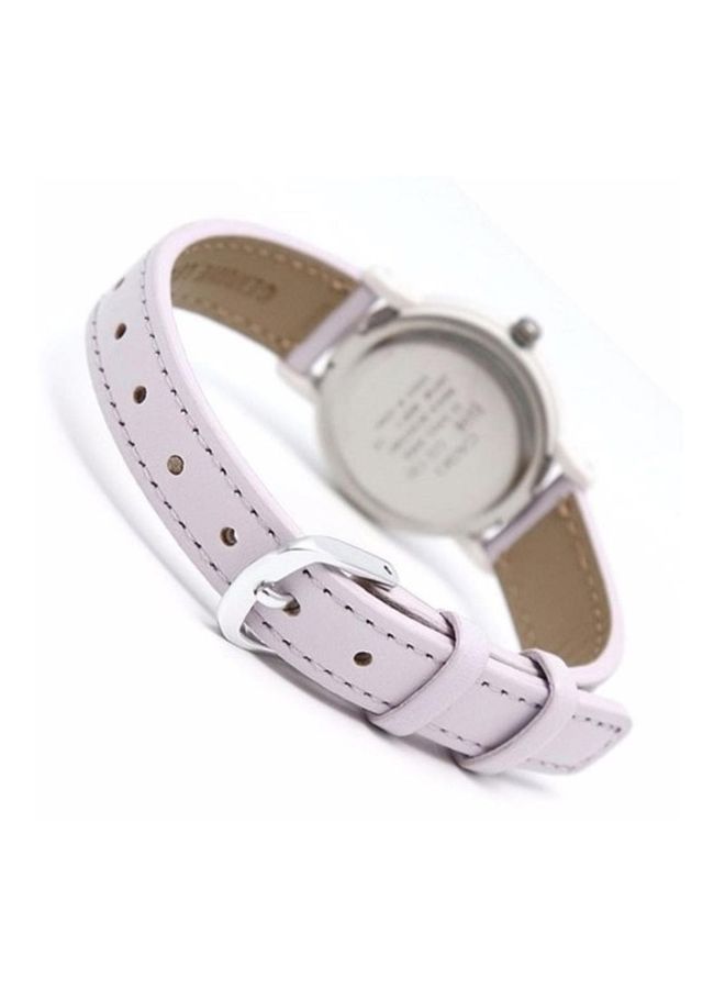 CASIO - Women's Enticer Leather Analog Watch LQ-139L-6BDF - Image 1