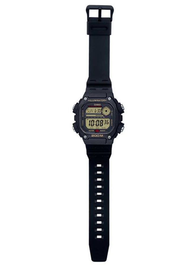 CASIO - Men's Resin Digital Wrist Watch DW-291H-9AVDF - 50 mm - Black - Image 1