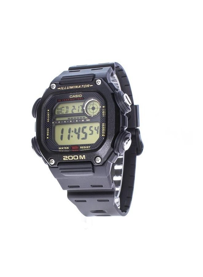 CASIO - Men's Resin Digital Wrist Watch DW-291H-9AVDF - 50 mm - Black - Image 1
