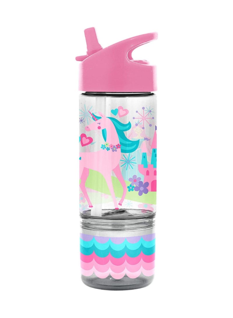 Stephen Joseph Sip and Snack Unicorn Water Bottle