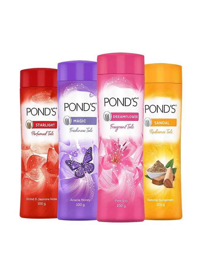 Pond's Starlight Talcum Powder With Orchid And Jasmine Notes 300grams - Image 3