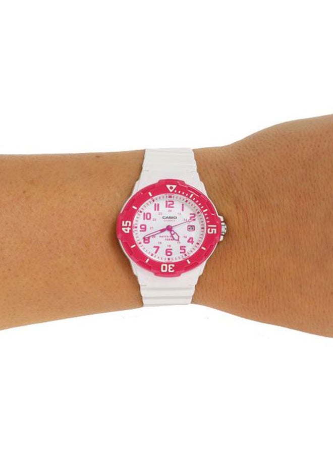 CASIO - Women's Youth Water Resistant Analog Watch LRW-200H-4BVDF - Image 1