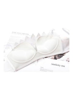 Generic Women Comfy Lace Beauty Back Thin Bra Panty Set White  - Image 4