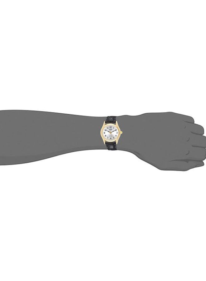 كاسيو ساعة يد بعقارب وسوار من الجلد طراز LTP-1094Q-7B2RDF للنساء - Image 5