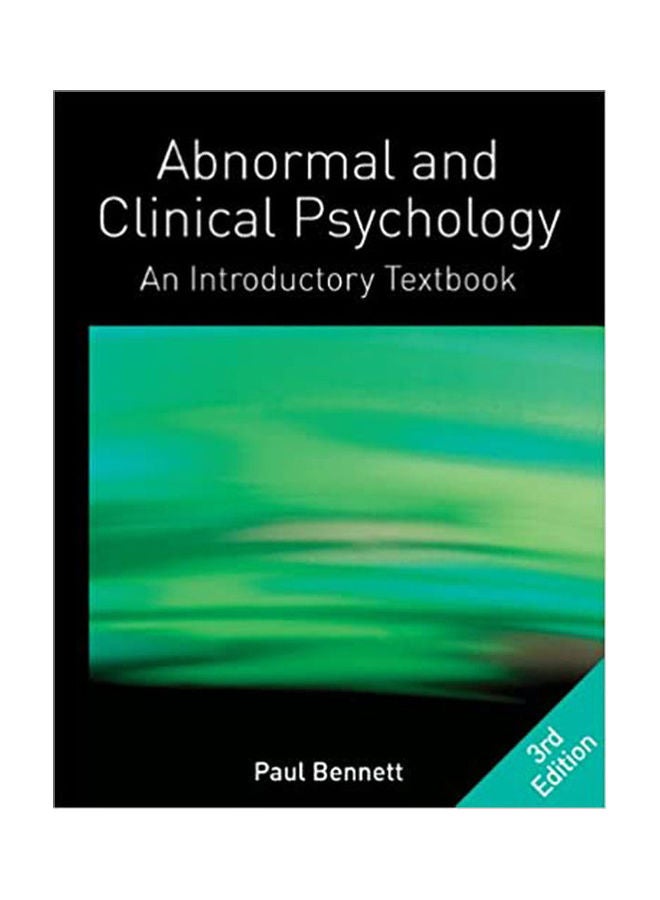 Abnormal And Clinical Psychology: An Introductory Textbook Paperback English by Bennett - 2011 