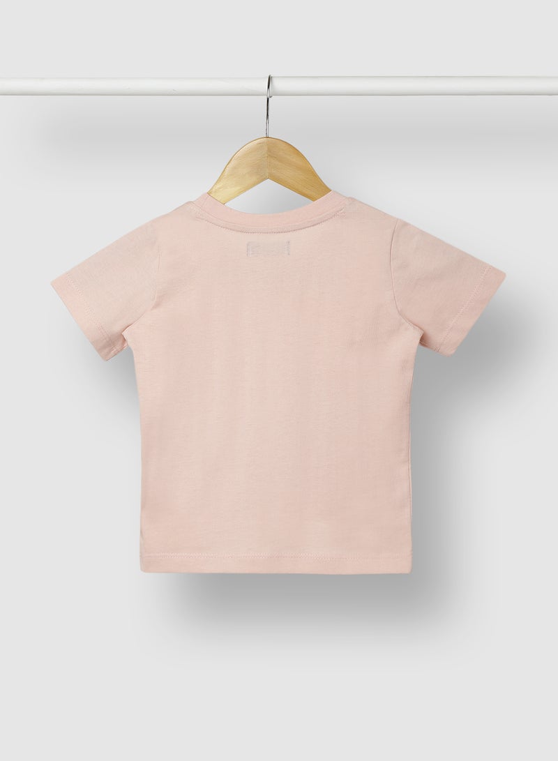 RAHA Boys Printed Cool T-Shirt Light Orange - Image 2