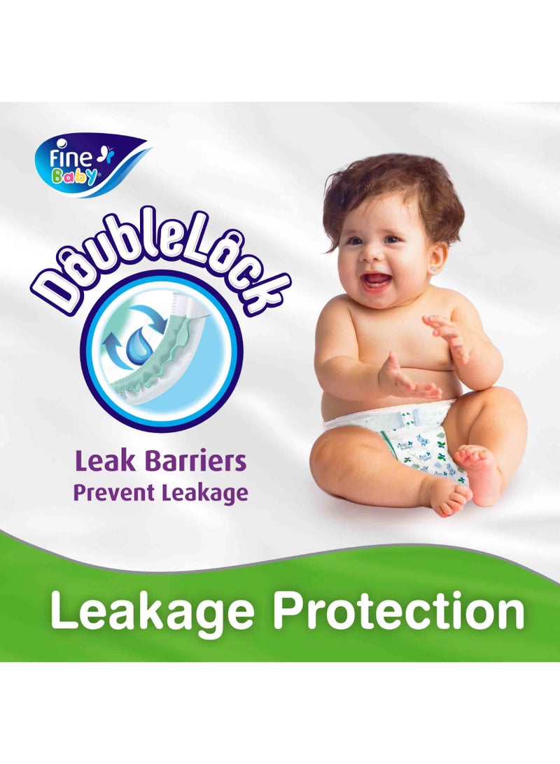 Fine Baby - 64 Pieces Baby Diaper, Size 3,Medium 4-9 Kg,Jumbo Pack - Image 1